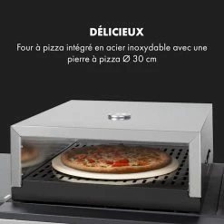 De gros 💯 Klarstein Grills Et Barbecues Kingsville XL Barbecue Combiné Gaz Four à Pizza 20,5 KW 5+1 Brûleurs 😉 -Jardin-et-Bricolage Soldes 10035410 fr 0003 logo