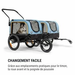 Nouveau ✨ KLARFIT Camping & Randonnée Remorque Et Poussette Pour Chien Corgi 2-en-1 😉 -Jardin-et-Bricolage Soldes 10035539 fr 0003 logo