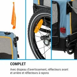 Nouveau ✨ KLARFIT Camping & Randonnée Remorque Et Poussette Pour Chien Corgi 2-en-1 😉 -Jardin-et-Bricolage Soldes 10035539 fr 0005 logo