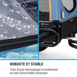 Nouveau ✨ KLARFIT Camping & Randonnée Remorque Et Poussette Pour Chien Corgi 2-en-1 😉 -Jardin-et-Bricolage Soldes 10035539 fr 0006 logo
