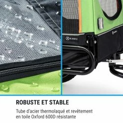 Acheter 🌟 KLARFIT Camping & Randonnée Remorque Et Poussette Pour Chien Corgi 2-en-1 🥰 -Jardin-et-Bricolage Soldes 10035540 fr 0006 logo