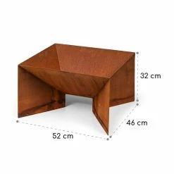 Acheter ⌛ Blumfeldt Chauffages Radiants Et Poêles De Jardin Desert Rust Square Brasero Bac à Fleurs Steel 52 X 46 Cm Rust Optics 🛒 -Jardin-et-Bricolage Soldes 10035751 yy 0006 logo