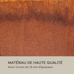 De gros 🔔 Blumfeldt Chauffages Radiants Et Poêles De Jardin Desert Rust Square L Brasero Bac à Fleurs Steel 60 X 60 Cm Rust Optics 😉 -Jardin-et-Bricolage Soldes 10035752 fr 0004 logo