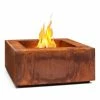 De gros 🔔 Blumfeldt Chauffages Radiants Et Poêles De Jardin Desert Rust Square L Brasero Bac à Fleurs Steel 60 X 60 Cm Rust Optics 😉