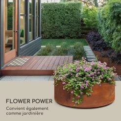 De gros 😍 Blumfeldt Chauffages Radiants Et Poêles De Jardin Desert Rust Round Brasero Bac à Fleurs Steel Ø 60 Cm Rost-Optik ❤️ -Jardin-et-Bricolage Soldes 10035753 fr 0005 logo