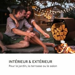 Remise ⭐ Blumfeldt Chauffages Radiants Et Poêles De Jardin Firebowl Hexawood Black Rangement Bois 😉 -Jardin-et-Bricolage Soldes 10035764 fr 0003 logo