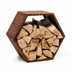 Promo 👏 Blumfeldt Chauffages Radiants Et Poêles De Jardin Firebowl Hexawood Rust ⭐