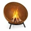 Meilleure vente 🤩 Blumfeldt Chauffages Radiants Et Poêles De Jardin Fireball Rust Brasero Ø 60 Cm Inclinable Rost-Finish Rost ❤️