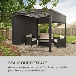 Bon marché 😀 Blumfeldt Pavillons Pour Réceptions Pantheon Cortina Solid Sky Pergola 🎁 -Jardin-et-Bricolage Soldes 10035873 fr 0004 logo