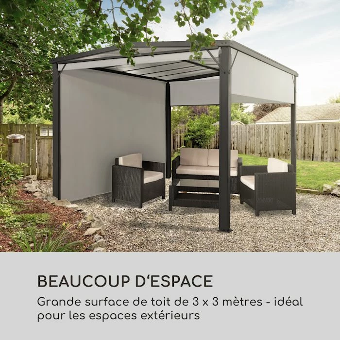 Nouveau 🛒 Blumfeldt Pavillons Pour Réceptions Pantheon Cortina Solid Sky Pergola 💯 4 Nouveau 🛒 Blumfeldt Pavillons Pour Réceptions Pantheon Cortina Solid Sky Pergola 💯 – Image 4