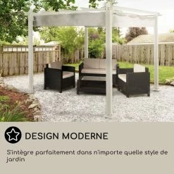 Coupon 🧨 Blumfeldt Pavillons Pour Réceptions Pantheon Pergola Tubes Carrés D'aluminium ⌛ -Jardin-et-Bricolage Soldes 10035875 FR 0006 usp
