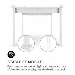 Coupon 🧨 Blumfeldt Pavillons Pour Réceptions Pantheon Pergola Tubes Carrés D'aluminium ⌛ -Jardin-et-Bricolage Soldes 10035875 fr 0003 logo