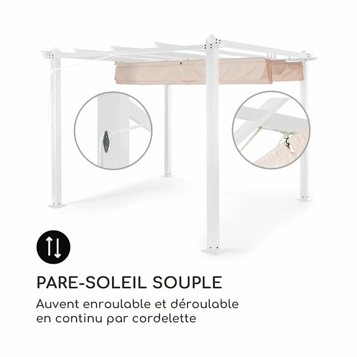 Nouveau đ Blumfeldt Pavillons Pour RĂ©ceptions Pantheon Pergola Tubes CarrĂ©s D'aluminium đ 4 Nouveau đ Blumfeldt Pavillons Pour RĂ©ceptions Pantheon Pergola Tubes CarrĂ©s D'aluminium đ â Image 4