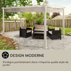 Offres 👍 Blumfeldt Pavillons Pour Réceptions Pantheon Pergola Tubes Carrés D'aluminium ⌛ -Jardin-et-Bricolage Soldes 10035877 FR 0006 usp