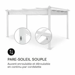 Offres 👍 Blumfeldt Pavillons Pour Réceptions Pantheon Pergola Tubes Carrés D'aluminium ⌛ -Jardin-et-Bricolage Soldes 10035877 fr 0004 logo