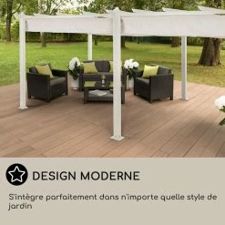 Tout neuf 🌟 Blumfeldt Pavillons Pour Réceptions Pantheon Pergola Tubes Carrés D'aluminium 🧨 -Jardin-et-Bricolage Soldes 10035879 FR 0006 usp