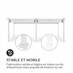 Tout neuf 🌟 Blumfeldt Pavillons Pour Réceptions Pantheon Pergola Tubes Carrés D'aluminium 🧨 -Jardin-et-Bricolage Soldes 10035879 fr 0003 logo