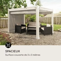 Meilleure vente 👍 Blumfeldt Pavillons Pour Réceptions Pantheon Cortina Pergola ✔️ -Jardin-et-Bricolage Soldes 10035881 fr 0004 logo
