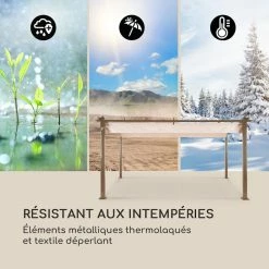 Grosses soldes 🥰 Blumfeldt Pavillons Pour Réceptions Tube De Bordure Aluminium Pantheon Rust Pergola 🧨 -Jardin-et-Bricolage Soldes 10035889 fr 0005 logo