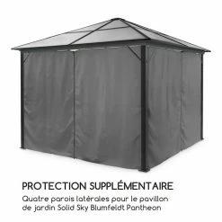 Coupon 👍 Blumfeldt Pavillons Pour Réceptions Pantheon Solid Sky Parois Latérales Pour Pergola 🛒 -Jardin-et-Bricolage Soldes 10035901 fr 0003 logo