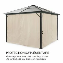 Meilleure affaire 🔥 Blumfeldt Pavillons Pour Réceptions Pantheon Solid Sky Parois Latérales Pour Pergola 🤩 -Jardin-et-Bricolage Soldes 10035902 fr 0003 logo