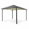 Bon marché 😉 Blumfeldt Pavillons Pour Réceptions Pantheon Solid Sky Ambient Solar Pergola Avec Toit 3x4m 🤩