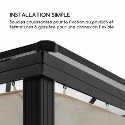 Meilleur prix ✔️ Blumfeldt Pavillons Pour Réceptions Pantheon Solid Sky Parois Latérales Pour Pergola 🔥 -Jardin-et-Bricolage Soldes 10035910 fr 0004 logo