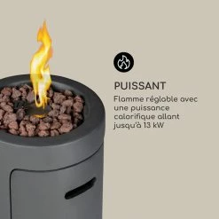 Meilleure vente 😉 Blumfeldt Chauffages Radiants Et Poêles De Jardin Foyer à Gaz Crete ✔️ -Jardin-et-Bricolage Soldes 10035931 fr 0003 logo