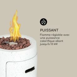 Promo 🔔 Blumfeldt Chauffages Radiants Et Poêles De Jardin Foyer à Gaz Crete ✨ -Jardin-et-Bricolage Soldes 10035933 fr 0003 logo