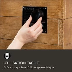 Vente flash 😀 Blumfeldt Chauffages Radiants Et Poêles De Jardin Prati Foyer à Gaz 🤩 -Jardin-et-Bricolage Soldes 10035934 fr 0004 logo