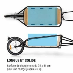 Bon marché 🥰 KLARFIT Camping & Randonnée Remorque à Vélo Companion Chaser 🎉 -Jardin-et-Bricolage Soldes 10036063 fr 0003 logo