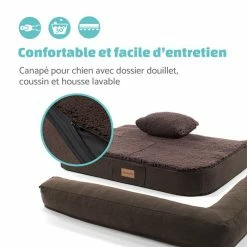 Top 10 🤩 Brunolie Accessoires Pour Animaux Odin Lit Pour Chien Matelas Lavable Orthopédique Antidérapant Respirant Mousse à Mémoire De Forme Taille S (80 X 10 X 60 Cm) 😉 -Jardin-et-Bricolage Soldes 10037584 fr 0005 logo