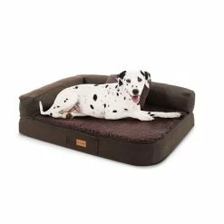Vente flash 🥰 Brunolie Accessoires Pour Animaux Odin Lit Pour Chien Matelas Lavable Orthopédique Antidérapant Respirant Mousse à Mémoire De Forme Taille M (100 × 12 × 80 Cm) 😀