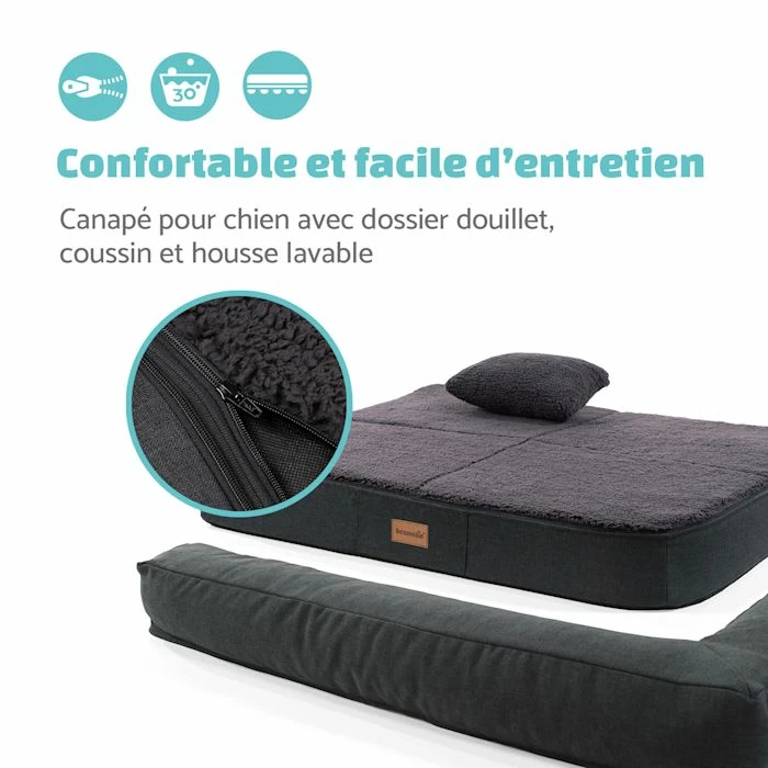 Top 10 💯 Brunolie Accessoires Pour Animaux Odin Lit Pour Chien Matelas Lavable Orthopédique Antidérapant Respirant Mousse à Mémoire De Forme Taille M (100 × 12 × 80 Cm) ⭐ 5 Top 10 💯 Brunolie Accessoires Pour Animaux Odin Lit Pour Chien Matelas Lavable Orthopédique Antidérapant Respirant Mousse à Mémoire De Forme Taille M (100 × 12 × 80 Cm) ⭐ – Image 5