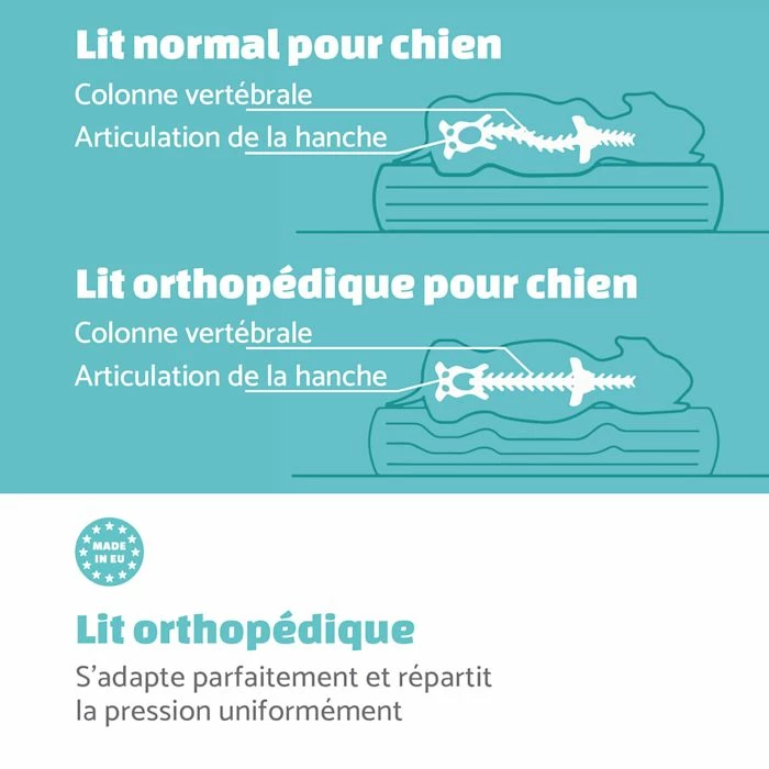 Coupon 🎁 Brunolie Accessoires Pour Animaux Odin Lit Pour Chien Matelas Lavable Orthopédique Antidérapant Respirant Mousse à Mémoire De Forme Taille L (120 × 12 × 80 Cm) 👍 4 Coupon 🎁 Brunolie Accessoires Pour Animaux Odin Lit Pour Chien Matelas Lavable Orthopédique Antidérapant Respirant Mousse à Mémoire De Forme Taille L (120 × 12 × 80 Cm) 👍 – Image 4