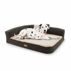 Vente flash ✔️ Brunolie Accessoires Pour Animaux Odin Lit Pour Chien Matelas Lavable Orthopédique Antidérapant Respirant Mousse à Mémoire De Forme Taille M (100 × 12 × 80 Cm) 😍