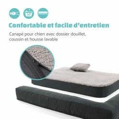 Grosses soldes 🎁 Brunolie Accessoires Pour Animaux Odin Lit Pour Chien Matelas Lavable Orthopédique Antidérapant Respirant Mousse à Mémoire De Forme Taille L (120 × 12 × 80 Cm) 👏 -Jardin-et-Bricolage Soldes 10037603 fr 0005 logo
