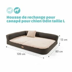Meilleure vente 🌟 Brunolie Accessoires Pour Animaux Odin Lit Pour Chien Housse De Rechange ⭐ -Jardin-et-Bricolage Soldes 10037659 fr 0004 logo