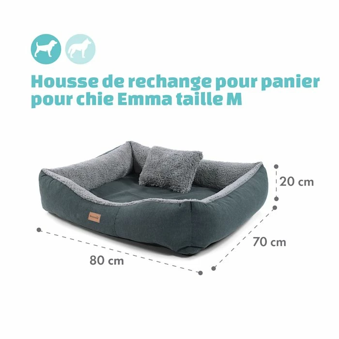 Budget 🛒 Brunolie Accessoires Pour Animaux Emma Lit Pour Chien Housse De Rechange 😀 4 Budget 🛒 Brunolie Accessoires Pour Animaux Emma Lit Pour Chien Housse De Rechange 😀 – Image 4