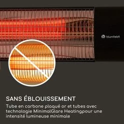 Acheter 🎉 Blumfeldt Chauffages Radiants Et Poêles De Jardin Dark Wave Radiateur Infrarouge 🔥 -Jardin-et-Bricolage Soldes 10037730 fr 0005 logo