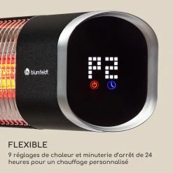 Acheter 🎉 Blumfeldt Chauffages Radiants Et Poêles De Jardin Dark Wave Radiateur Infrarouge 🔥 -Jardin-et-Bricolage Soldes 10037730 fr 0006 logo