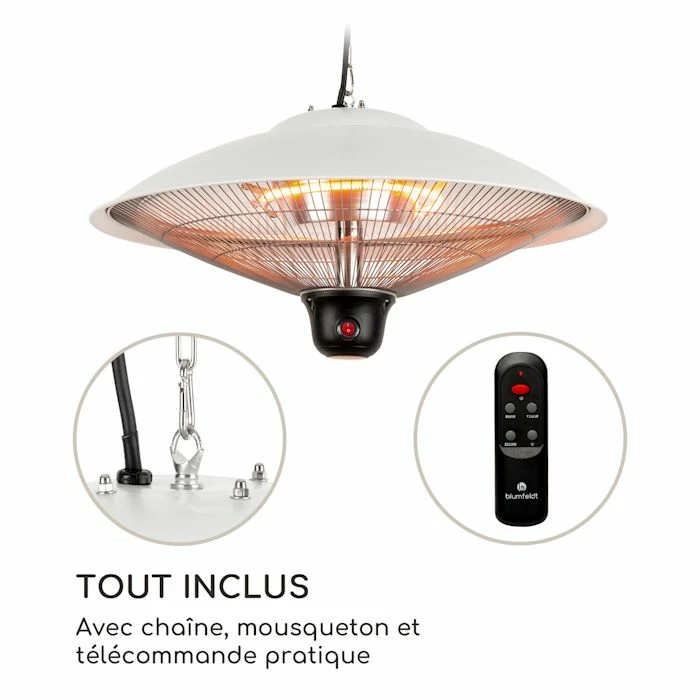 Tout neuf 🛒 Blumfeldt Chauffages Radiants Et Poêles De Jardin Heizsporn Radiateur De Plafond ✔️ 6 Tout neuf 🛒 Blumfeldt Chauffages Radiants Et Poêles De Jardin Heizsporn Radiateur De Plafond ✔️ – Image 6