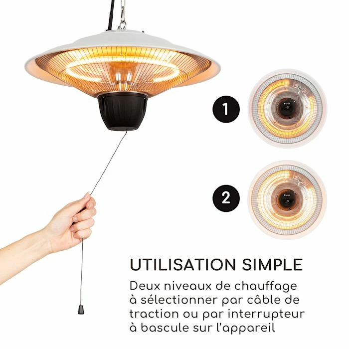 De gros đ Blumfeldt Chauffages Radiants Et PoĂȘles De Jardin TĂȘte Chauffante Radiateur De Plafond Infrarouge đ 5 De gros đ Blumfeldt Chauffages Radiants Et PoĂȘles De Jardin TĂȘte Chauffante Radiateur De Plafond Infrarouge đ â Image 5