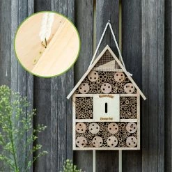 Nouveau ✔️ Blumfeldt Accessoires Pour Animaux Hôtel à Insectes Avec Toit En Pente ✨ -Jardin-et-Bricolage Soldes 10038022 yy 0003 logo