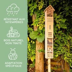 Meilleure affaire 🎁 Blumfeldt Accessoires Pour Animaux Hôtel à Insectes Avec Piquet 😉 -Jardin-et-Bricolage Soldes 10038033 fr 0002 logo