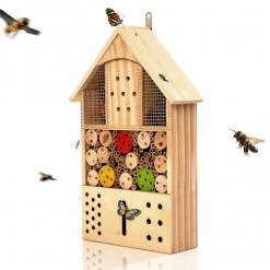 Meilleure vente 🥰 Blumfeldt Accessoires Pour Animaux Hôtel à Insectes Avec Touches De Couleur 🎁