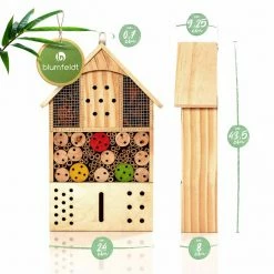 Meilleure vente 🥰 Blumfeldt Accessoires Pour Animaux Hôtel à Insectes Avec Touches De Couleur 🎁 -Jardin-et-Bricolage Soldes 10038053 yy 0006 logo