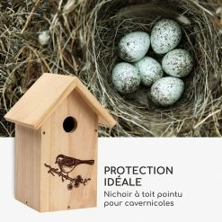 Coupon 🥰 Blumfeldt Accessoires Pour Animaux Volière Pour Les éleveurs De Caries à Toit Pointu 😍 -Jardin-et-Bricolage Soldes 10038222 fr 0003 logo