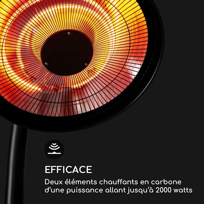 Meilleure affaire 🤩 Blumfeldt Chauffages Radiants Et Poêles De Jardin Heatbell Tower Smart Chauffage Infrarouge Pour Terrasse 🛒 5 Meilleure affaire 🤩 Blumfeldt Chauffages Radiants Et Poêles De Jardin Heatbell Tower Smart Chauffage Infrarouge Pour Terrasse 🛒 – Image 5