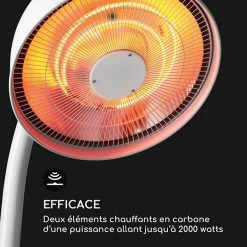 Le moins cher 🔥 Blumfeldt Chauffages Radiants Et Poêles De Jardin Heatbell Tower Smart Chauffage Infrarouge Pour Terrasse 😀 -Jardin-et-Bricolage Soldes 10038411 fr 0005 logo